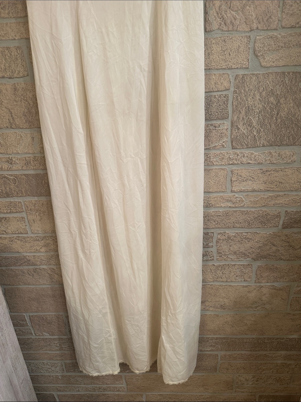 NWT Vintage 50-60s Lace Ivory Fairy Slip Ethereal Dress Size XSmall - Picture 3 of 14